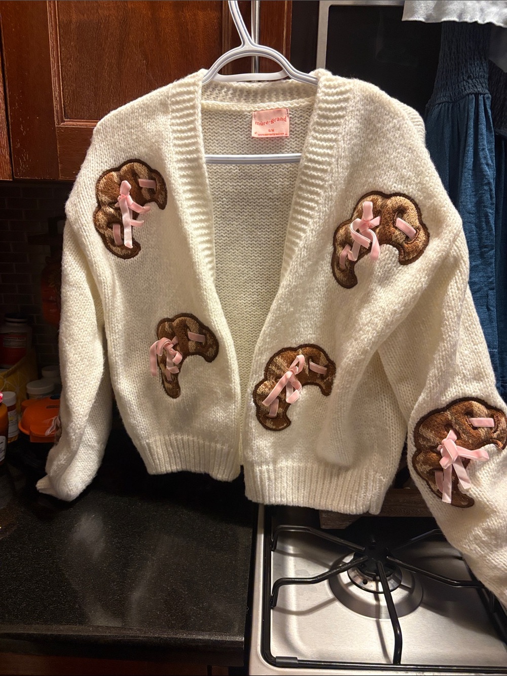 Mure and Grand croissant cardigan